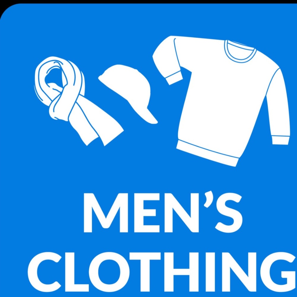 50% OFF ALL MEN’S CLOTHING